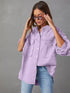 'Andrea' Lightweight Long Sleeve Denim Jacket - Celes Fashion